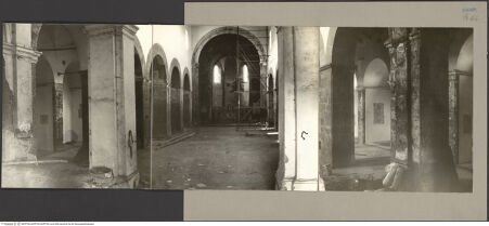 Vorderseite von Hutzel, Max [https://www.deutsche-digitale-bibliothek.de/content/lizenzen/rv-ez/] Santa Caterina - Blick zum Hauptaltar, bh097422_bh097423_bh097424_recto. Foto: Hutzel, Max.