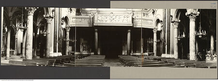 Vorderseite von Hutzel, Max [https://www.deutsche-digitale-bibliothek.de/content/lizenzen/rv-ez/] Duomo - Blick in Richtung Innenfassade, bh097478_bh097479_bh097480_recto. Foto: Hutzel, Max.