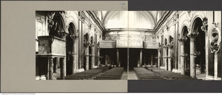 Vorderseite von Hutzel, Max [https://www.deutsche-digitale-bibliothek.de/content/lizenzen/rv-ez/] Duomo - Blick in Richtung Innenfassade, bh097481_bh097482_recto. Foto: Hutzel, Max.