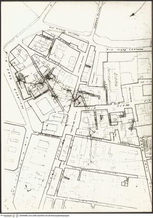 Vorderseite von Bibliotheca Hertziana [https://www.deutsche-digitale-bibliothek.de/content/lizenzen/rv-ez/] Stadtplan (um 1963), Teil 4, bh098486_recto. Foto.