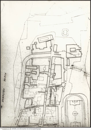 Vorderseite von Bibliotheca Hertziana [https://www.deutsche-digitale-bibliothek.de/content/lizenzen/rv-ez/] Stadtplan (um 1963), Teil 1, bh098489_recto. Foto.