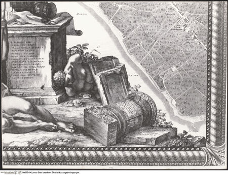 Vorderseite von Sopr. BAS NA [https://www.deutsche-digitale-bibliothek.de/content/lizenzen/rv-ez/] Mappa topografica della città di Napoli e de' suoi contorni - Tafel G/5 (De Seta: Tafel 35), bh098490_recto. Foto.