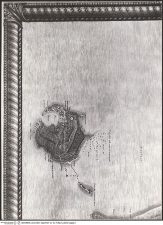 Vorderseite von Sopr. BAS NA [https://www.deutsche-digitale-bibliothek.de/content/lizenzen/rv-ez/] Mappa topografica della città di Napoli e de' suoi contorni - Tafel A/5 (De Seta: Tafel 29), bh098496_recto. Foto.