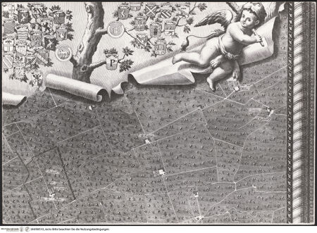 Vorderseite von Sopr. BAS NA [https://www.deutsche-digitale-bibliothek.de/content/lizenzen/rv-ez/] Mappa topografica della città di Napoli e de' suoi contorni - Tafel G/2 (De Seta: Tafel 14), bh098510_recto. Foto.