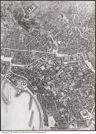 Vorderseite von Sopr. BAS NA [https://www.deutsche-digitale-bibliothek.de/content/lizenzen/rv-ez/] Mappa topografica della città di Napoli e de' suoi contorni - Tafel D/2 (De Seta: Tafel 11), bh098513_recto. Foto.