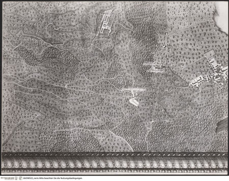 Vorderseite von Sopr. BAS NA [https://www.deutsche-digitale-bibliothek.de/content/lizenzen/rv-ez/] Mappa topografica della città di Napoli e de' suoi contorni - Tafel B/1 (De Seta: Tafel 2), bh098522_recto. Foto.
