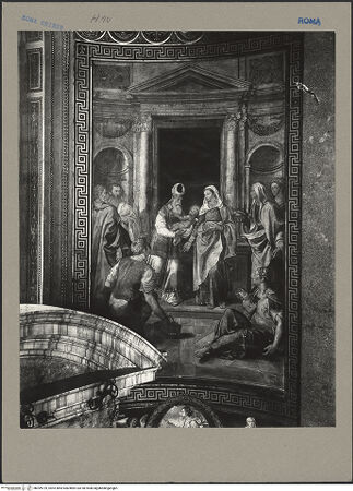 Vorderseite von ICCD [https://www.deutsche-digitale-bibliothek.de/content/lizenzen/rv-ez/] MarienzyklusDarbringung Christi im Tempel - , bh099729_recto. Foto.