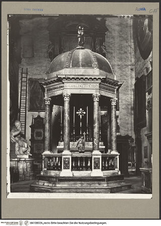 Vorderseite von ICCD [https://www.deutsche-digitale-bibliothek.de/content/lizenzen/rv-ez/] Tempietto der heiligen Helena - Gesamtansicht, bh100026_recto. Foto.