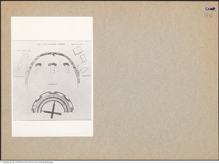 Vorderseite von unbekannt [https://www.deutsche-digitale-bibliothek.de/content/lizenzen/rv-fz/] Santa Maria Maggiore - Querschnitt der Kuppel, bh100463_recto. Foto.