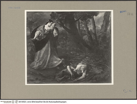 Vorderseite von ICCD [https://www.deutsche-digitale-bibliothek.de/content/lizenzen/rv-ez/] Die Bekehrung der heiligen Margaretha von Cortona - , bh100521_recto. Foto.