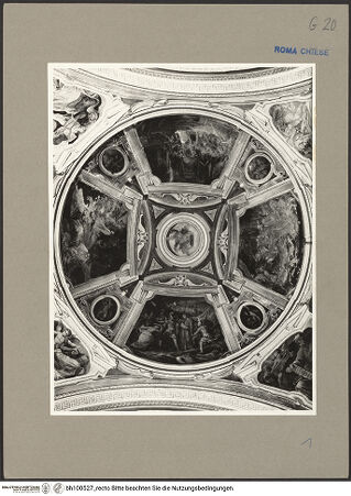 Vorderseite von ICCD [https://www.deutsche-digitale-bibliothek.de/content/lizenzen/rv-ez/] Santa Maria in AracoeliCappella della Pietà - Kuppel, bh100527_recto. Foto.