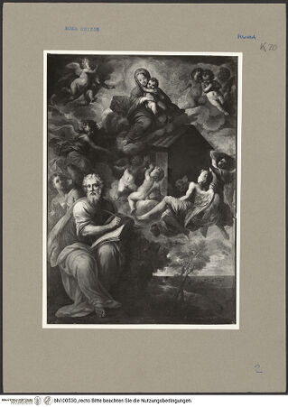 Vorderseite von ICCD [https://www.deutsche-digitale-bibliothek.de/content/lizenzen/rv-ez/] Maria und der heilige Matthäus - , bh100530_recto. Foto.