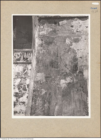 Vorderseite von Bibliotheca Hertziana [https://www.deutsche-digitale-bibliothek.de/content/lizenzen/rv-fz/] WanddekorationJüngstes Gericht (?) - Linke Seite, Heilige und Selige, bh100624_recto. Foto.