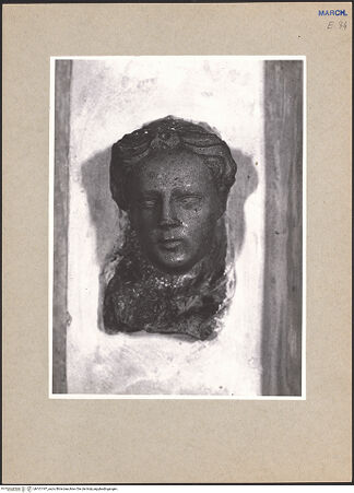 Vorderseite von ICCD [https://www.deutsche-digitale-bibliothek.de/content/lizenzen/rv-ez/] Engelskopf - Gesamtansicht, bh101197_recto. Foto.