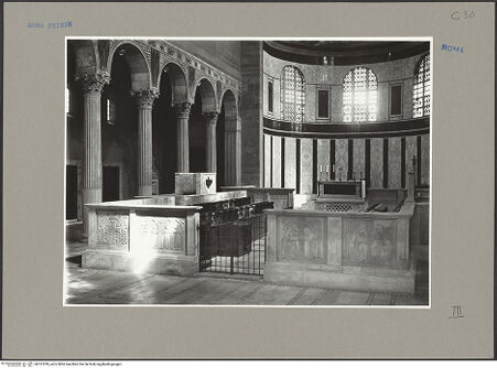 Vorderseite von ICCD [https://rightsstatements.org/page/CNE/1.0/] Schola Cantorum - , bh101818_recto. Foto.