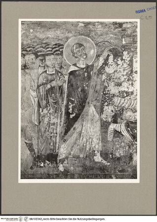 Vorderseite von Hutzel, Max [https://rightsstatements.org/page/CNE/1.0/] Szenen aus dem Leben und der Passion Christi, verschiedene Märtyrer und Szenen aus der Vita der Heiligen Urban und CaeciliaVita der Heiligen Urban und Caecilia - Urban lässt den Jupiter-Tempel einstürzen, bh102342_recto. Foto: Hutzel, Max.