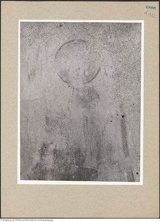 Vorderseite von Bibliotheca Hertziana [https://www.deutsche-digitale-bibliothek.de/content/lizenzen/rv-fz/] Heiliger - Detail, bh102495_recto. Foto.