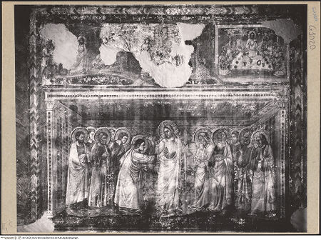 Vorderseite von ICCD [https://www.deutsche-digitale-bibliothek.de/content/lizenzen/rv-ez/] Passion Christi und Erscheinungen nach der AuferstehungDer ungläubige Thomas - Gesamtansicht, bh103026_recto. Foto.