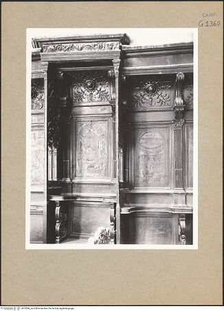 Vorderseite von ICCD [https://www.deutsche-digitale-bibliothek.de/content/lizenzen/rv-ez/] Detail: die Darbringung des Christuskindes im Tempel; Pfingsten, bh103096_recto. Foto.