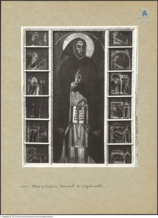 Vorderseite von ICCD [https://www.deutsche-digitale-bibliothek.de/content/lizenzen/rv-ez/] Heiliger Dominikus und Szenen aus seinem Leben - Gesamtansicht, bh103099_recto. Foto.