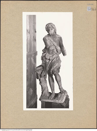 Vorderseite von ICCD [https://www.deutsche-digitale-bibliothek.de/content/lizenzen/rv-ez/] Hl. Johannes der Täufer - Frontalansicht, bh103126_recto. Foto.