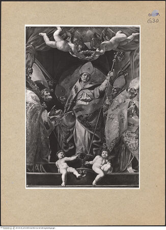 Vorderseite von ICCD [https://www.deutsche-digitale-bibliothek.de/content/lizenzen/rv-ez/] Der heilige Januarius - Gesamtansicht, bh103169_recto. Foto.