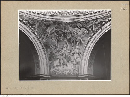 Vorderseite von ICCD [https://www.deutsche-digitale-bibliothek.de/content/lizenzen/rv-ez/] Szenen aus dem Leben des heiligen JanuariusChristus empfängt den heiligen Januarius - Gesamtansicht, bh103197_recto. Foto.