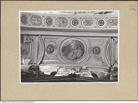 Vorderseite von ICCD [https://www.deutsche-digitale-bibliothek.de/content/lizenzen/rv-ez/] Szenen aus dem Leben des Heiligen JanuariusEin Bettler empfängt die Binden des heiligen Januarius - Gesamtansicht (vor der Restaurierung), bh103206_recto. Foto.