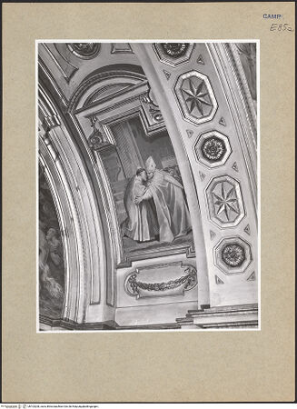 Vorderseite von ICCD [https://www.deutsche-digitale-bibliothek.de/content/lizenzen/rv-ez/] Szenen aus dem Leben des Heiligen JanuariusBegegnung zwischen den heiligen Januarius und Sossius - Gesamtansicht (vor der Restaurierung), bh103208_recto. Foto.