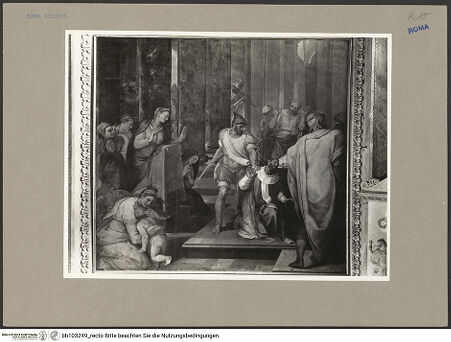 Vorderseite von ICCD [https://www.deutsche-digitale-bibliothek.de/content/lizenzen/rv-ez/] Das Martyrium des heiligen Matthäus - , bh103249_recto. Foto.