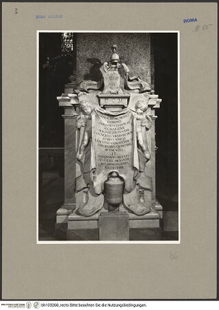 Vorderseite von ICCD [https://www.deutsche-digitale-bibliothek.de/content/lizenzen/rv-ez/] Grabmal für Adriaen Vryburch aus Alkmaar, gest. 1628 - Gesamtansicht, bh103260_recto. Foto.