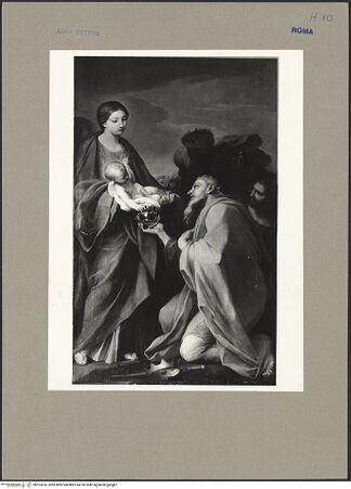 Vorderseite von ICCD (GFN) [https://www.deutsche-digitale-bibliothek.de/content/lizenzen/rv-fz/] Anbetung der Könige - Gesamtansicht , bh103265_recto. Foto.