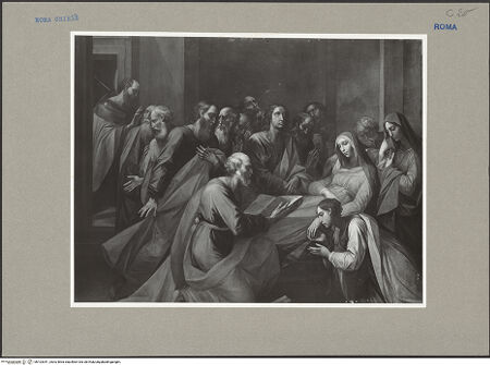 Vorderseite von ICCD [https://www.deutsche-digitale-bibliothek.de/content/lizenzen/rv-ez/] Tod Mariens - Gesamtansicht, bh103341_recto. Foto.