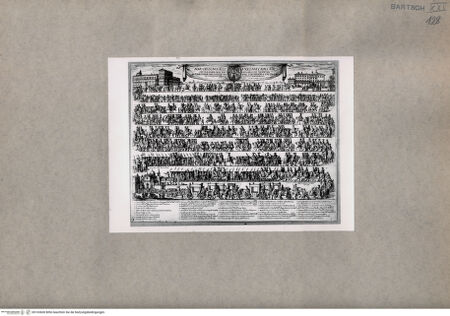 Vorderseite von  [http://creativecommons.org/publicdomain/mark/1.0/] Festzug des Pietro Antonio D'Aragona - , bh103600. Foto.