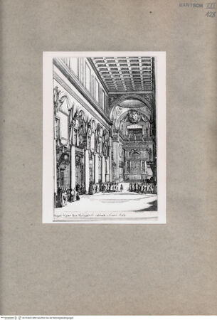 Vorderseite von  [http://creativecommons.org/publicdomain/mark/1.0/] Beisetzung des Großherzogs Ferdinando II. de Medici in Florenz - , bh103602. Foto.