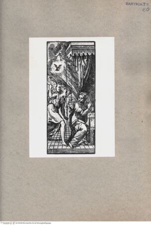 Vorderseite von  [http://creativecommons.org/publicdomain/mark/1.0/] Verkündigung - , bh103658. Foto.