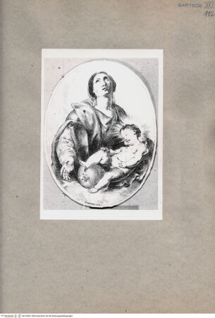 Vorderseite von  [http://creativecommons.org/publicdomain/mark/1.0/] Madonna - , bh103661. Foto.