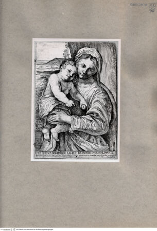Vorderseite von  [http://creativecommons.org/publicdomain/mark/1.0/] Madonna - , bh103680. Foto.