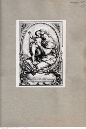 Vorderseite von  [http://creativecommons.org/publicdomain/mark/1.0/] Madonna - , bh103685. Foto.