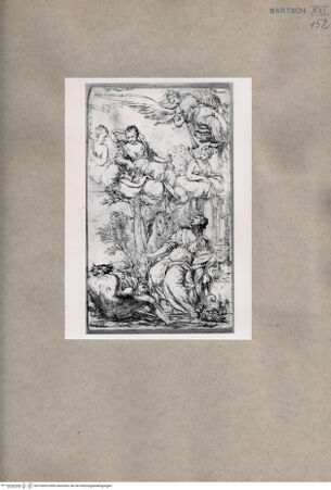 Vorderseite von  [http://creativecommons.org/publicdomain/mark/1.0/] Allegorie - , bh103693. Foto.