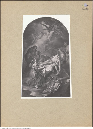 Vorderseite von Sopr. BAS NA [https://www.deutsche-digitale-bibliothek.de/content/lizenzen/rv-ez/] Die Trauer der Angehörigen und Freunde um Christus - Gesamtansicht, bh104114_recto. Foto.