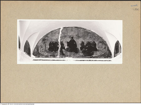 Vorderseite von Sopr. BAS NA [https://www.deutsche-digitale-bibliothek.de/content/lizenzen/rv-ez/] Geschichte der Augustiner - Szene aus der Geschichte der Augustiner, bh104121_recto. Foto.