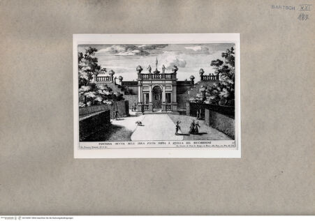 Vorderseite von  [http://creativecommons.org/publicdomain/mark/1.0/] Fontana detta dell' Idra posta sopra a quella del Bicchierone - , bh104301. Foto.