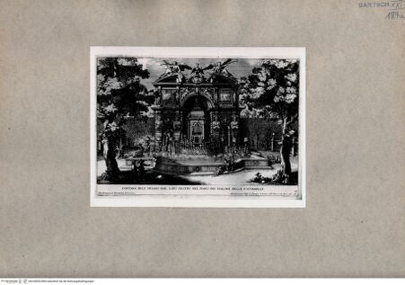 Vorderseite von  [http://creativecommons.org/publicdomain/mark/1.0/] Fontana dell'Organo (Orgelbrunnen) - , bh104305. Foto.