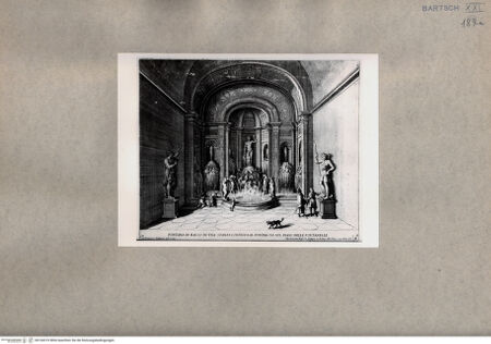 Vorderseite von  [http://creativecommons.org/publicdomain/mark/1.0/] Fontana di Bacco (Brunnen des Bacchus) - , bh104310. Foto.