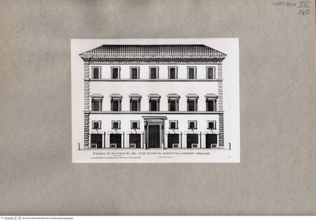 Vorderseite von  [http://creativecommons.org/publicdomain/mark/1.0/] Palazzo Fonsechi - , bh104319. Foto.