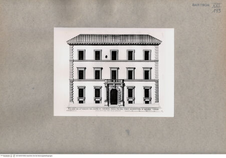 Vorderseite von  [http://creativecommons.org/publicdomain/mark/1.0/] Palazzo Verospi (Palazzo de SS.ri Verospi) - , bh104329. Foto.