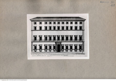 Vorderseite von  [http://creativecommons.org/publicdomain/mark/1.0/] Fassade des Palazzo Mattei - , bh104336. Foto.