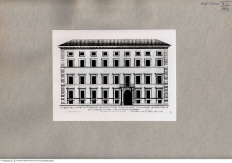 Vorderseite von  [http://creativecommons.org/publicdomain/mark/1.0/] Fassade des Palazzo Giustiniani - , bh104339. Foto.