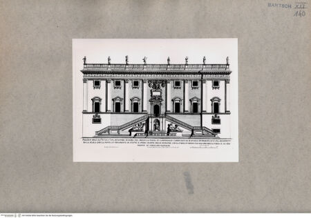 Vorderseite von  [http://creativecommons.org/publicdomain/mark/1.0/] Fassade des Palazzo Senatorio - , bh104366. Foto.